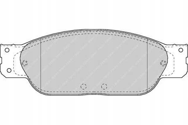 фото №1, Ferodo комплект гальмівних колодок ham. перед jaguar s-type