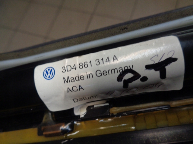 фото №10, Шторка дверь правый задняя vw phaeton 02-10 3d4861314a