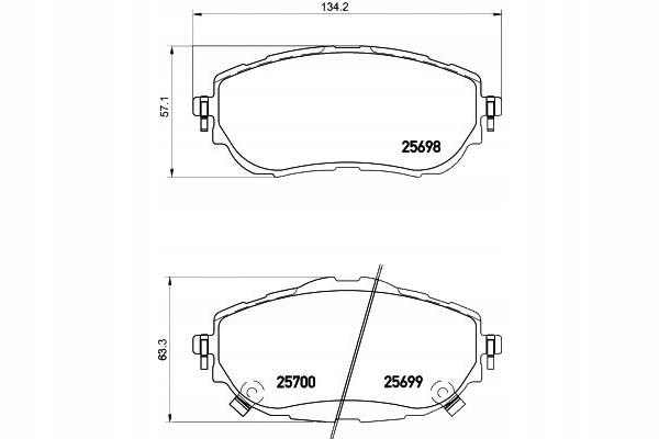 фото №7, Гальмівні колодки ham. toyota auris 12-