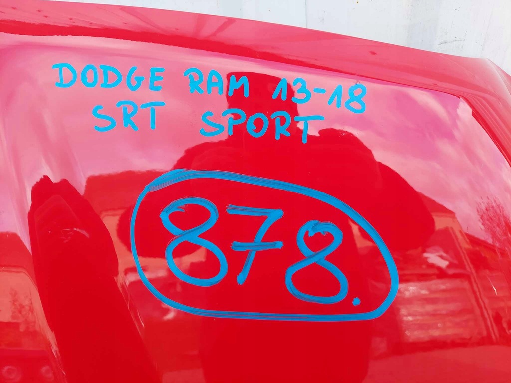 фото №14, Dodge ram 13- srt sport капот крышка двигателя
