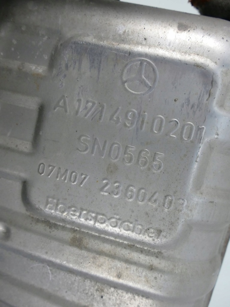 фото №4, Mercedes slk r171 3.5 v6 гасник кінцевий вихлоп p.