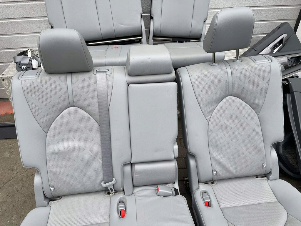 фото №6, Toyota highlander iv сидіння сидіння комплект шкіра 7 осіб лівий правий перед