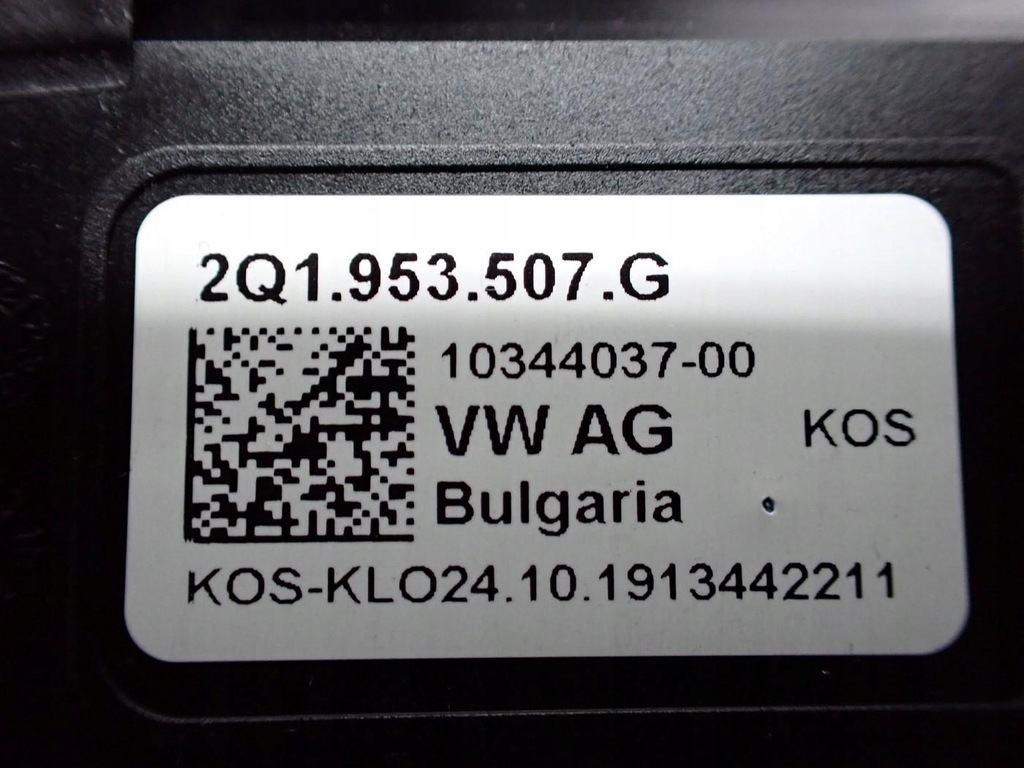 фото №8, Рычаг переключатель лента комбинированный 2q1953507g skoda scala 20r