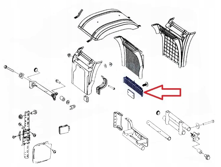 фото №2, Подкрылок крыла брызговик mercedes actros mp4 arocs antos