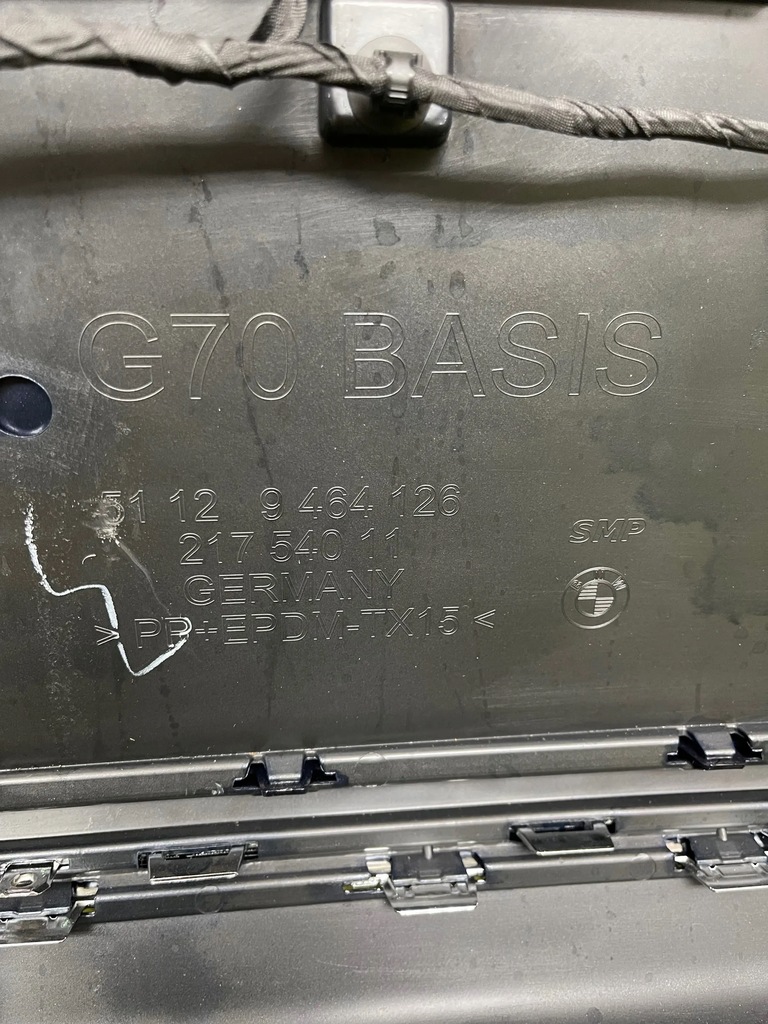 фото №9, Бампер задняя bmw 7 i7 g70 kompletny идеальное состояние обычный 22-