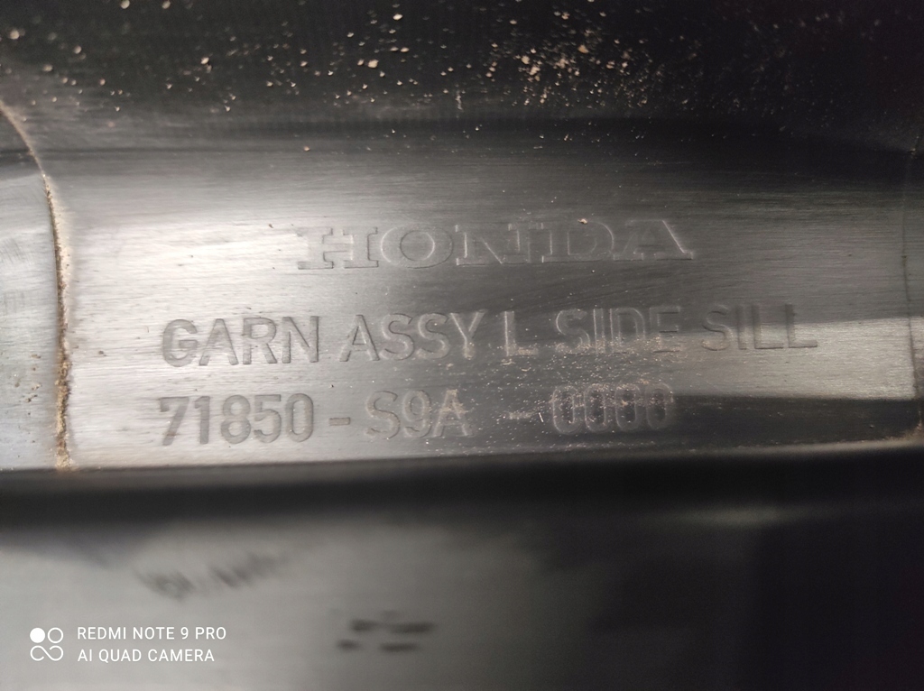 фото №7, Молдинг накладка поріг ліва поріг лівий honda cr-v ii 71850-s9a-0000