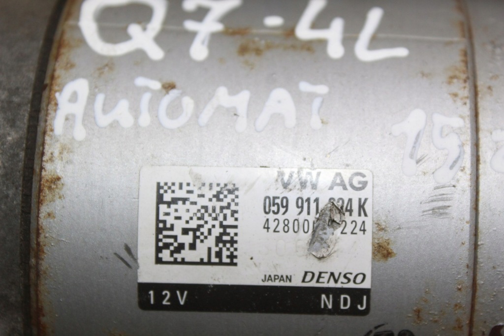 Стартер q7 4l porsche cayenne 2 touareg 059911024k 15 зубів автоматична коробка передач Зі Шроту