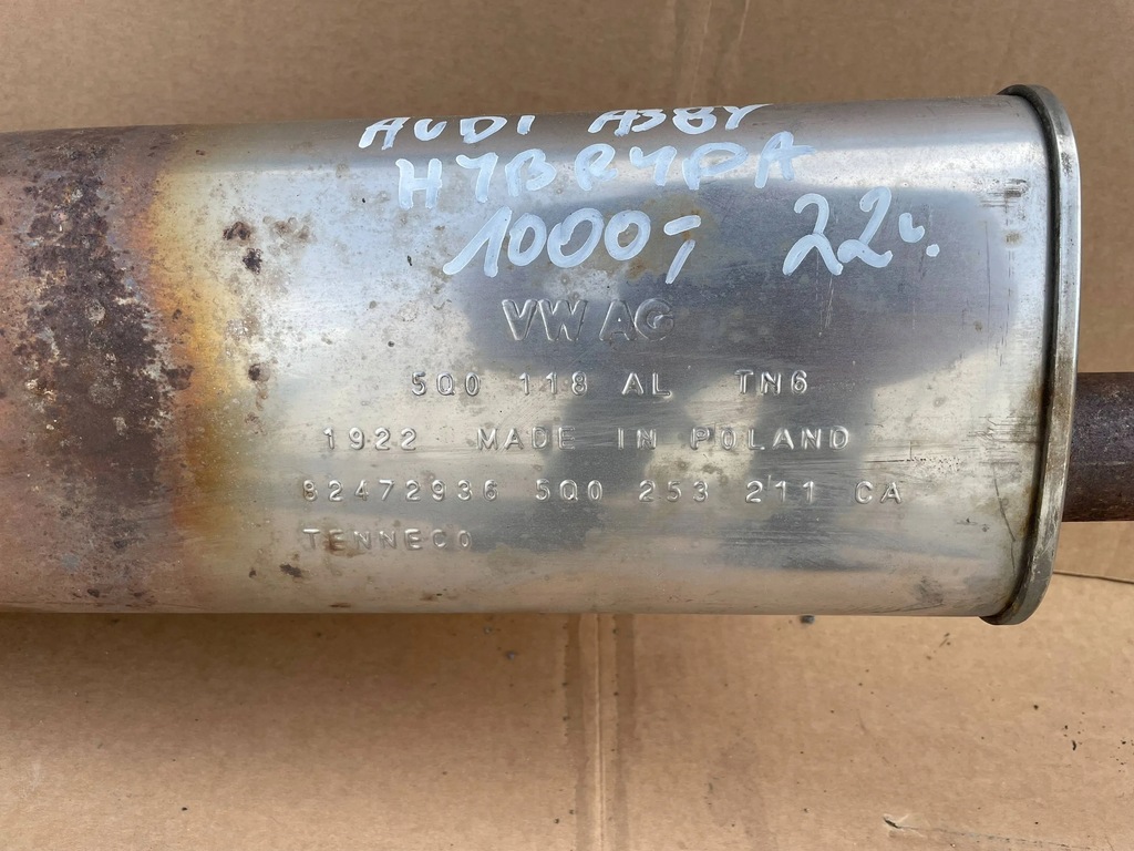 фото №6, Audi a3 8y гибрид выхлоп гаситель 5q0253211ca