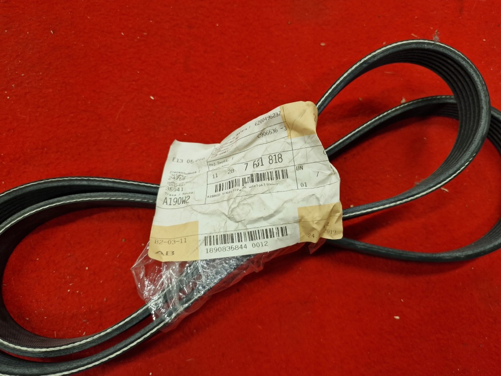 фото №1, Bmw оригинальный номер 11287631818 ремень клиновой e65 e66