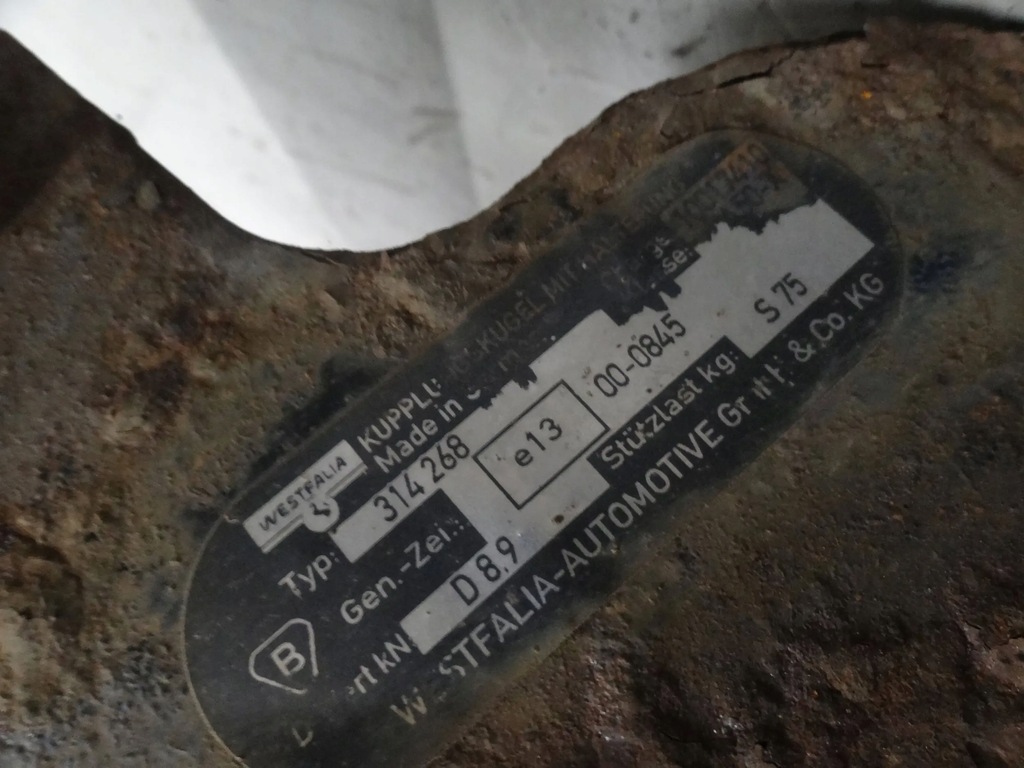 фото №8, Opel zafira a 2004 hak буксирувальний westfalia модуль фаркоп 52400006