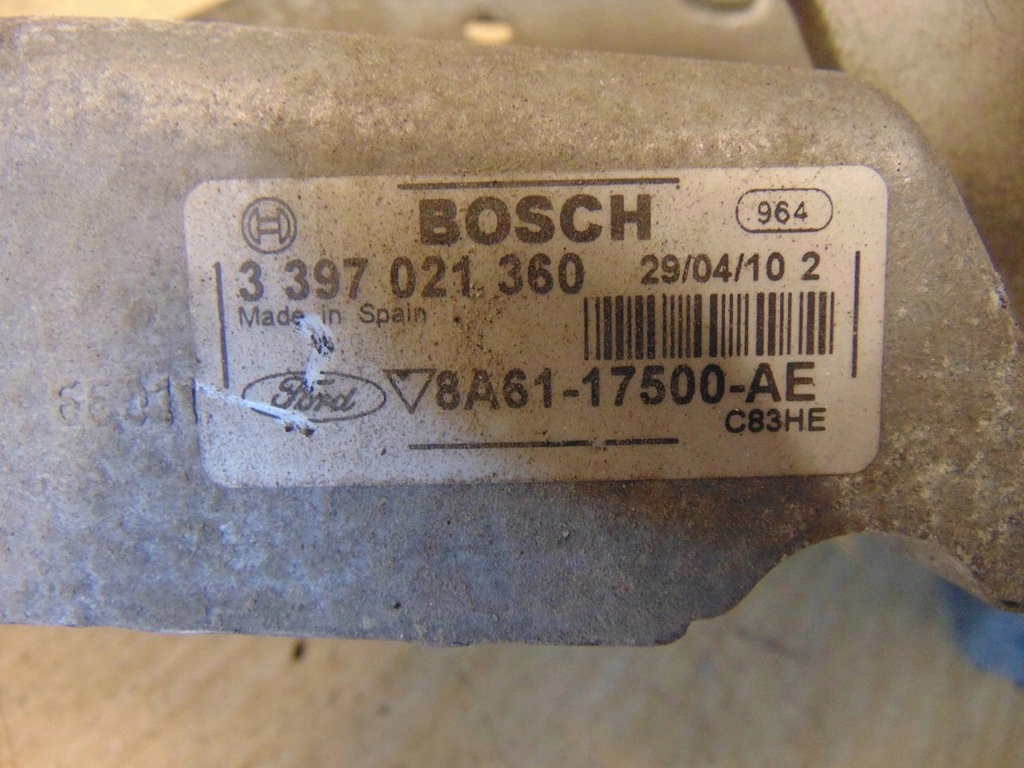 фото №6, Механизм двигатель дворник ford fiesta mk7 europ