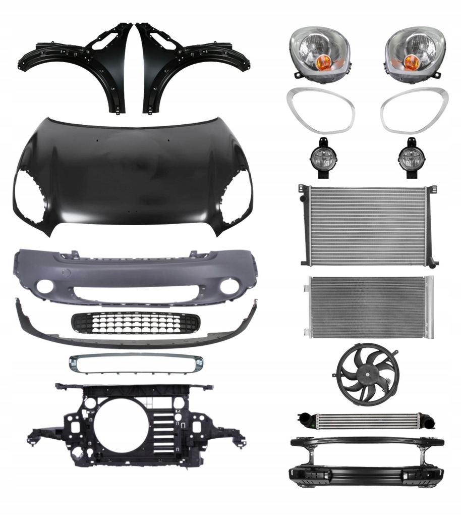 фото №1, Mini countryman one r60 10-16 капот крила pas