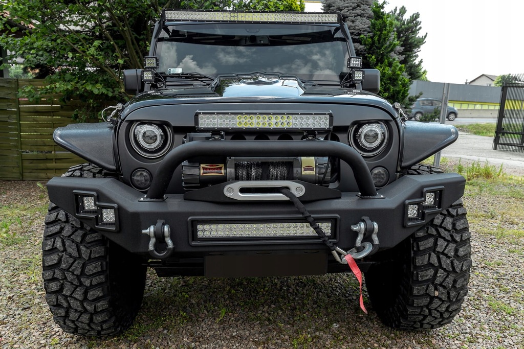 фото №8, Бампер передній сталевий lp jeep wrangler jk jl gladiator jt 2007-2025 led