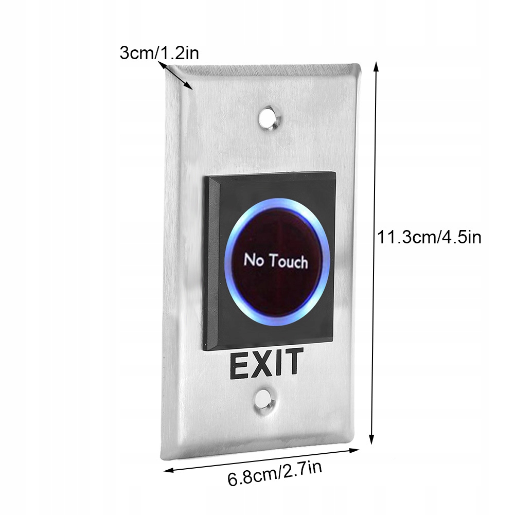 фото №9, Переключатель датчика инфракрасный dc12v bezdotykowy, bezdotykowy кнопка