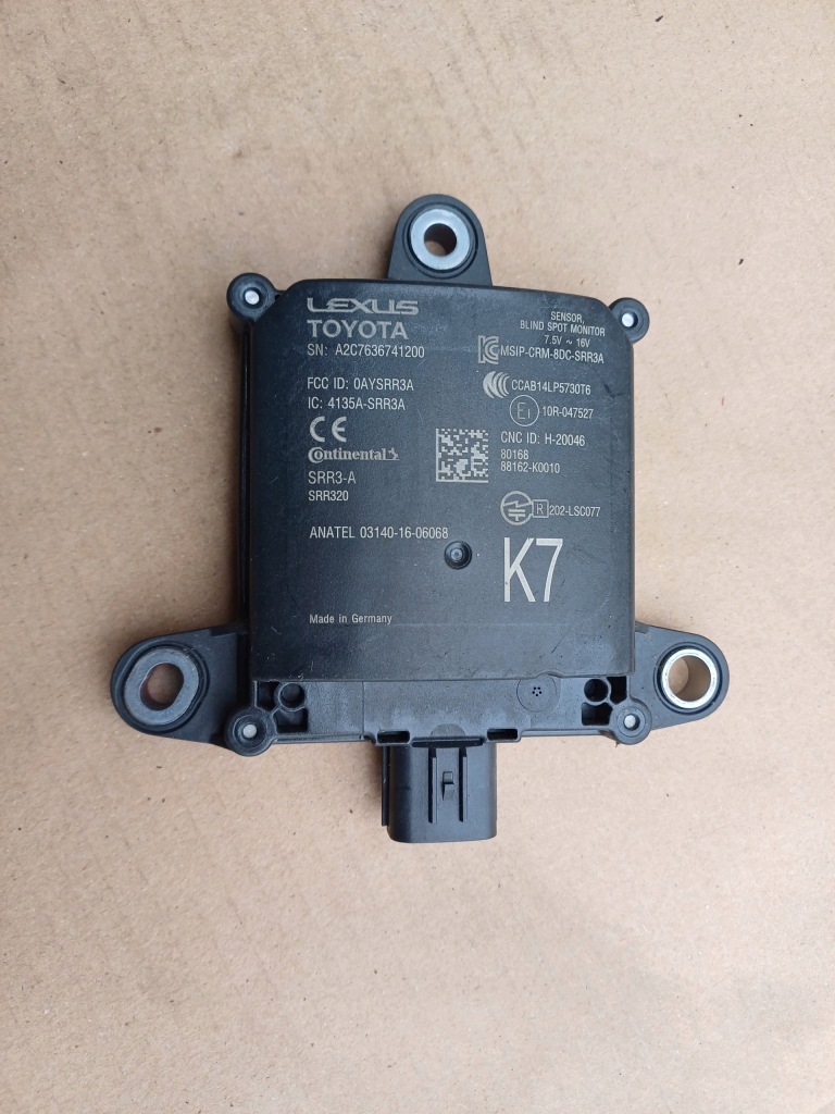 Купить Toyota yaris iv датчик радар мертвого pola слепая зона датчик 88162-k0010