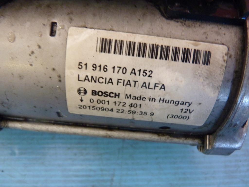 фото №5, Стартер fiat 500 500x 1.3 multijet 07'-13'