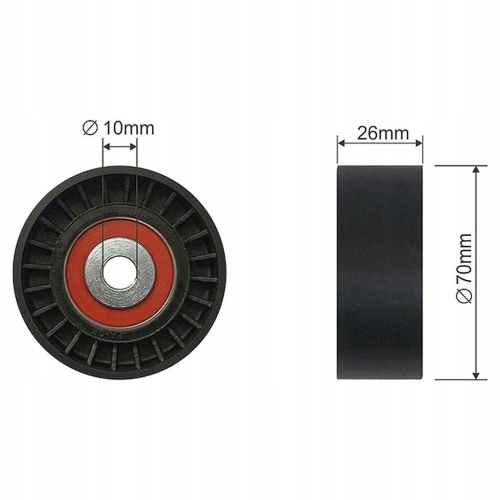 Купити Ролик натягувача ремінь micro ford galaxy mondeo s-max jaguar xf 2.2d 2006-