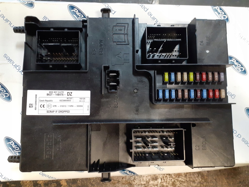 фото №1, Коробка bcm модуль bsi gk2t15604faj ford transit