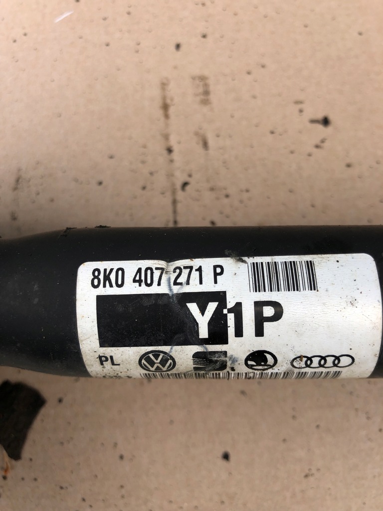 фото №5, Приводной вал левая правая audi a4 b8 8k0407271p
