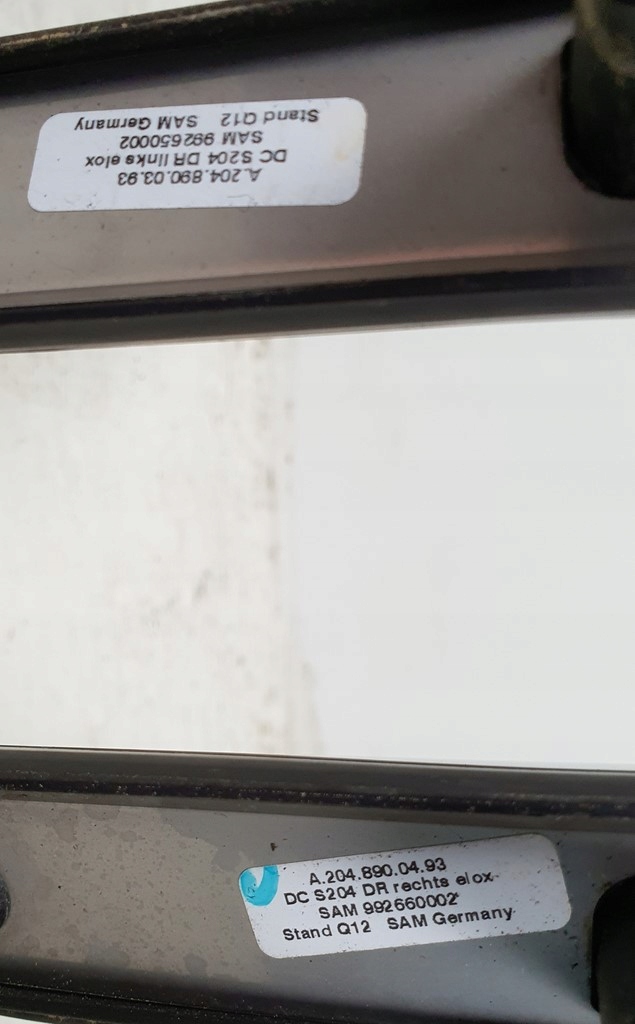 фото №7, Рейлінги дахові mercedes w204 хром пара