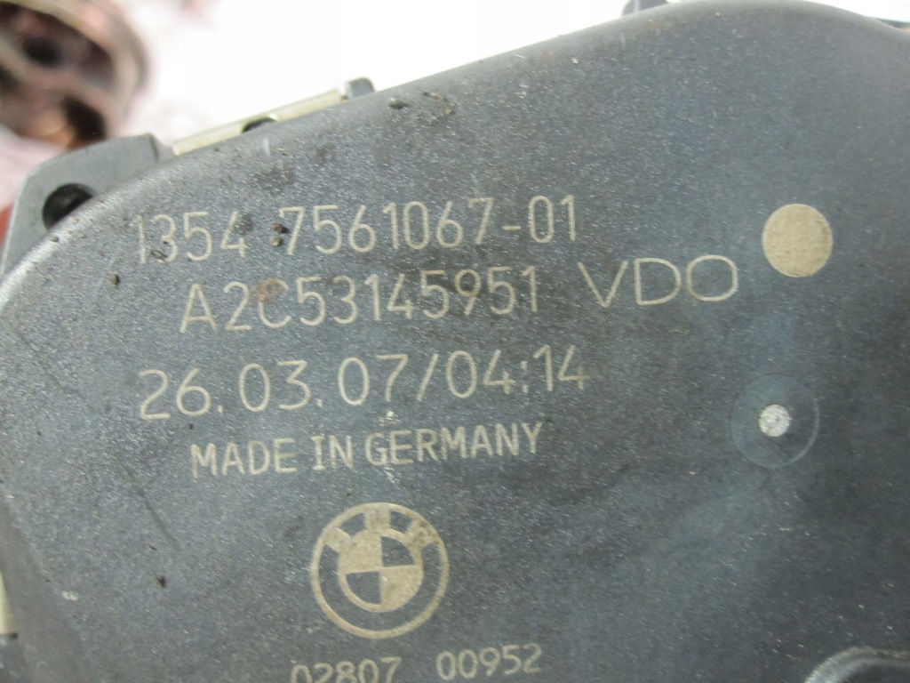 Bmw 1 1.6 b 122km n43b16 09r дросельна заслінка 7561067 a2c53145951 Зі Шроту