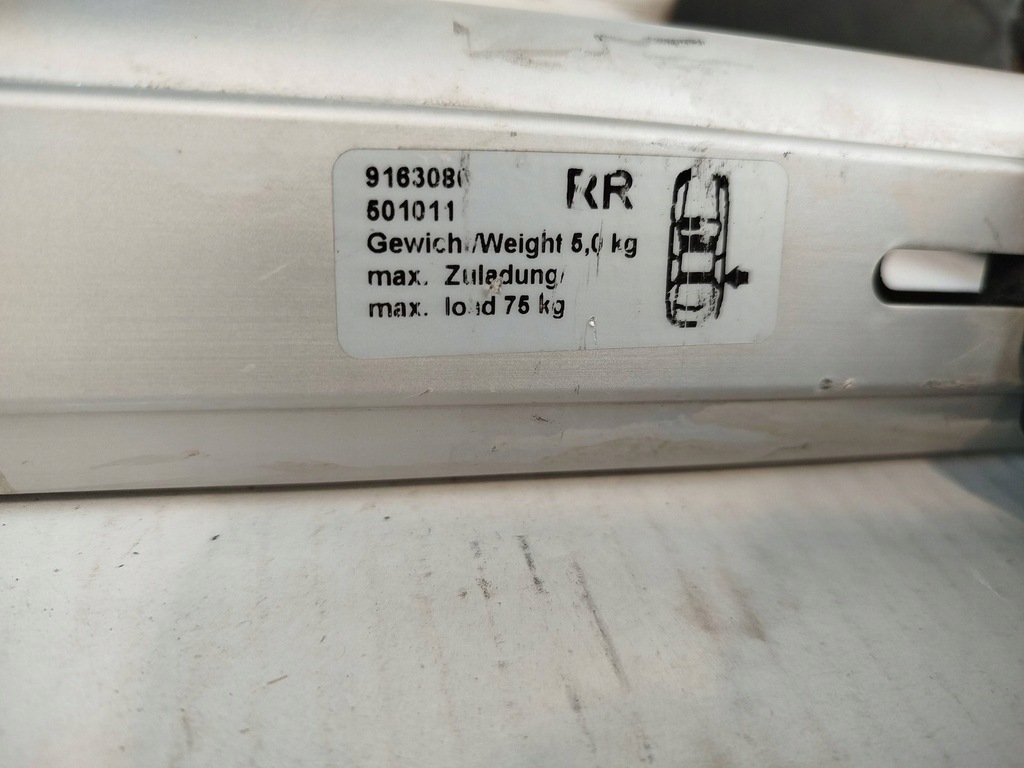 фото №10, Opel astra h багажник крышный оригинал aluminiowe