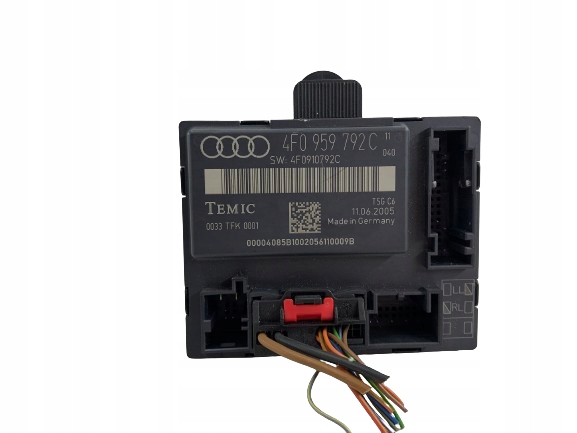 фото №1, Audi a6 c6 модуль блок управления дверь правый перед 4f0959792c