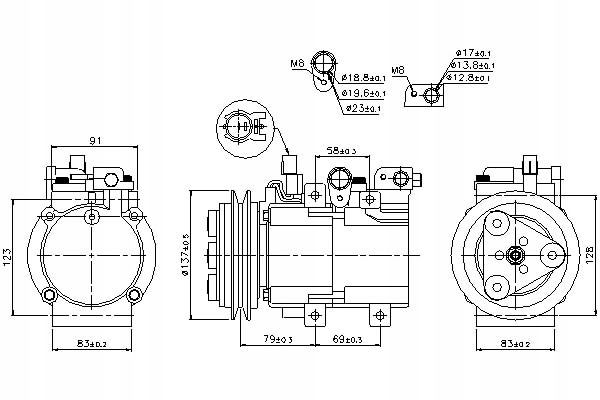 фото №1, Nissens 89282 компрессор, кондиционер