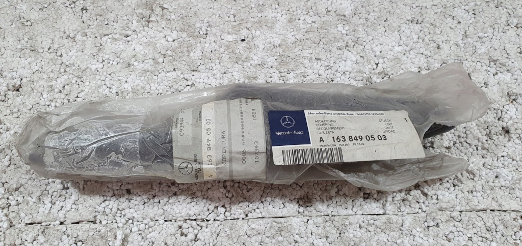 Mercedes ml w163 захист рейлінг ліва задній nowa org Недорого