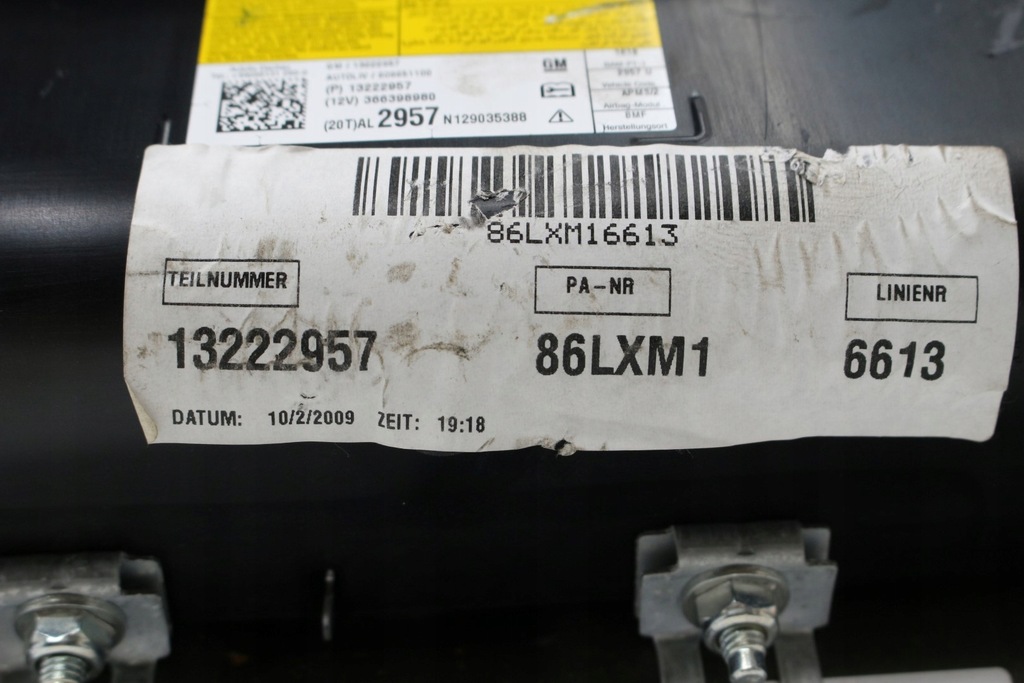 фото №12, Подушки безпеки пасажира водія ремені opel insignia a