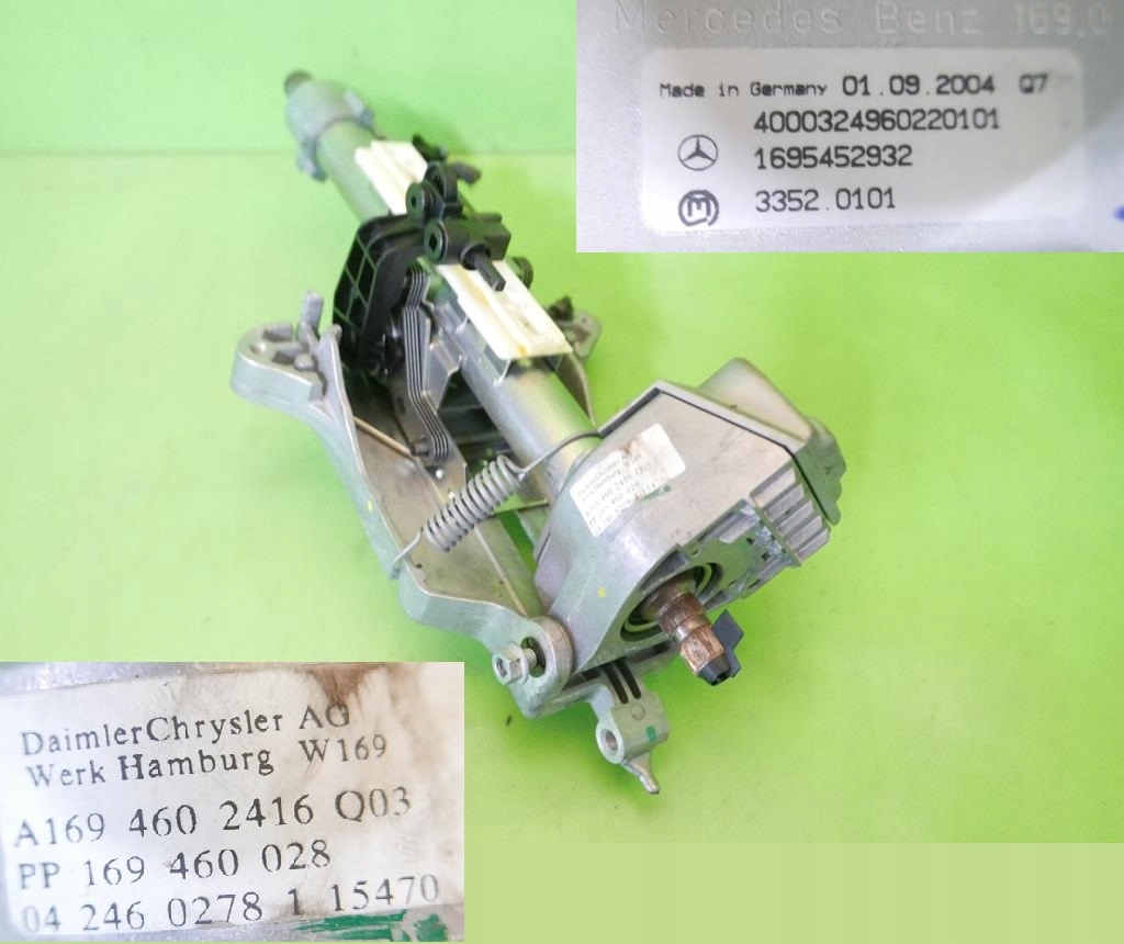 фото №13, Набір стартовий запуск імобілайзер mercedes w169 a170 1.7 04-08