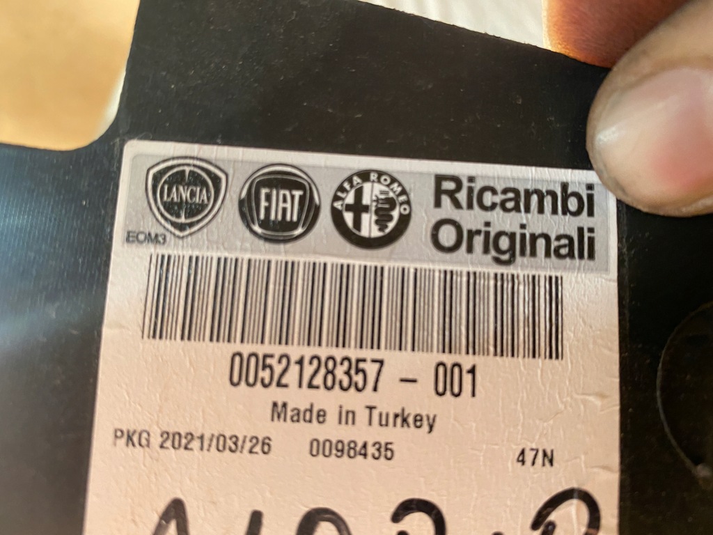 фото №8, Підкрилок передні ліва fiat doblo 2015- bez chalapaczy