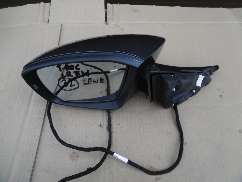 фото №1, Дзеркало ліва vw t-roc лак: lr7h 9 pin europa