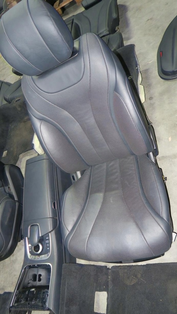 фото №9, Mercedes s-klasa w222 сиденья обшивки середина салон