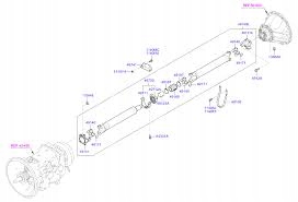 фото №1, Опора вала приводного hyundai h350 2.5crdi 2015- nowa oem