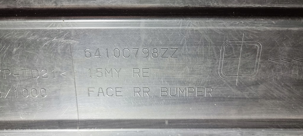 фото №16, Бампер задня задній mitsubishi outlander iii lift 15-18