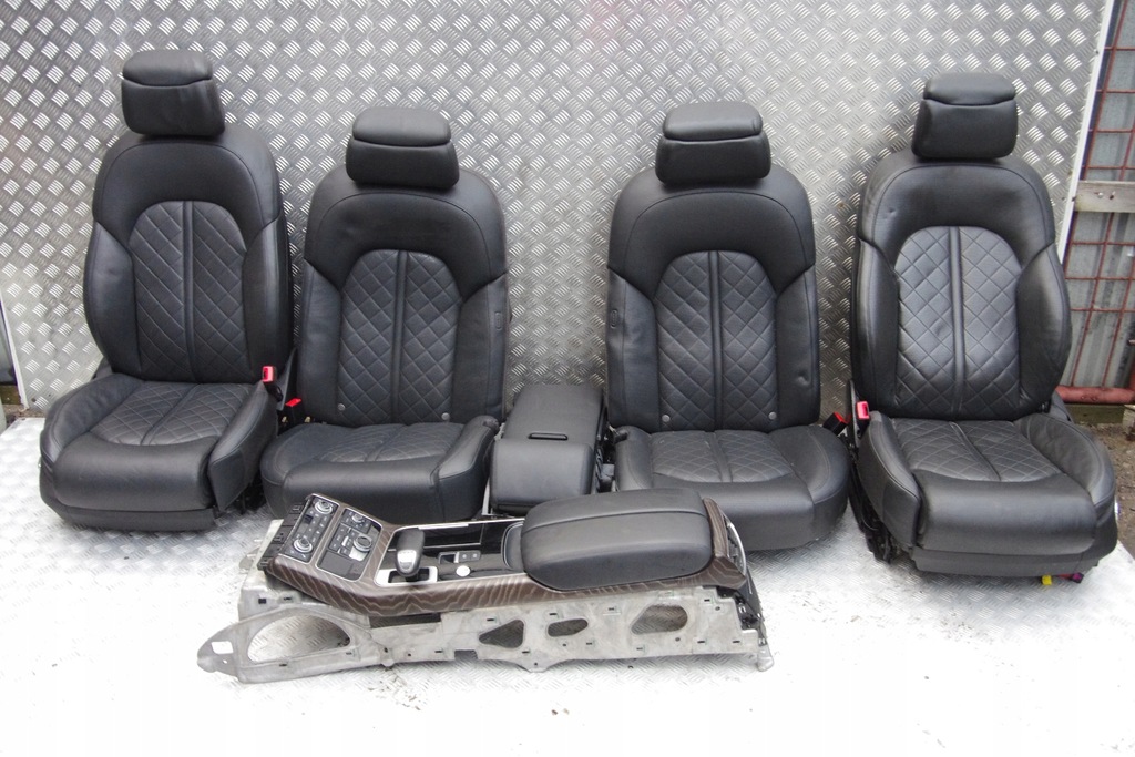 фото №1, Сидіння сидіння обшивки двері тунель обшивка салон audi a8 d4 lift long