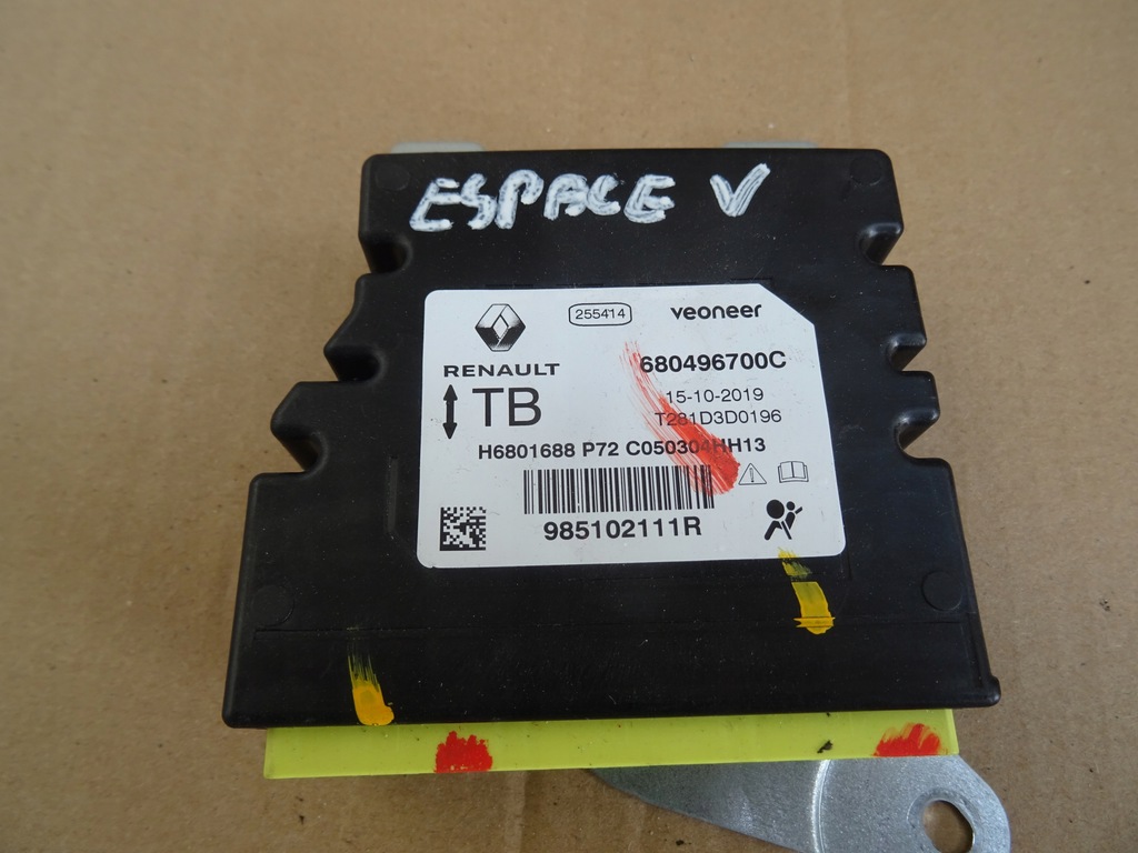 фото №1, Модуль датчик подушек подушка безопасности espace v lift