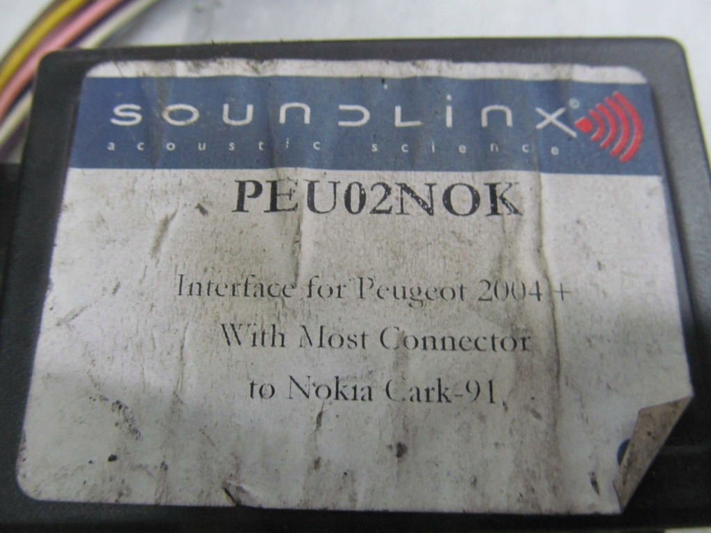 Peugeot 307 04- інтерфейс nokia cark 91 zestawglosnomowiacy в Україні