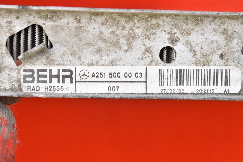 фото №9, Радіатор wody mercedes r-klasa w251 3.5 v6 06r