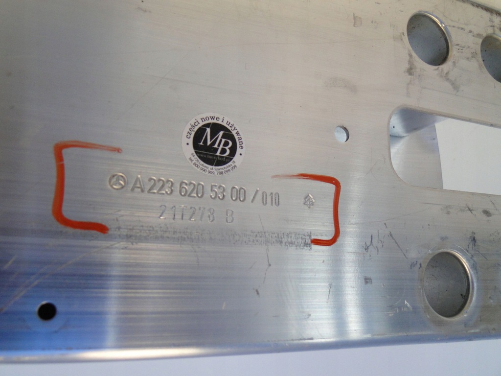 фото №11, Mercedes s klasa w223 223 зона деформации левая