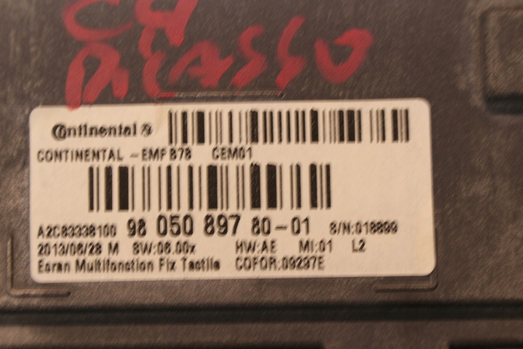 фото №9, Дисплей панель обдув кондиціонера 98011194xu citroen c4 picasso ii eu