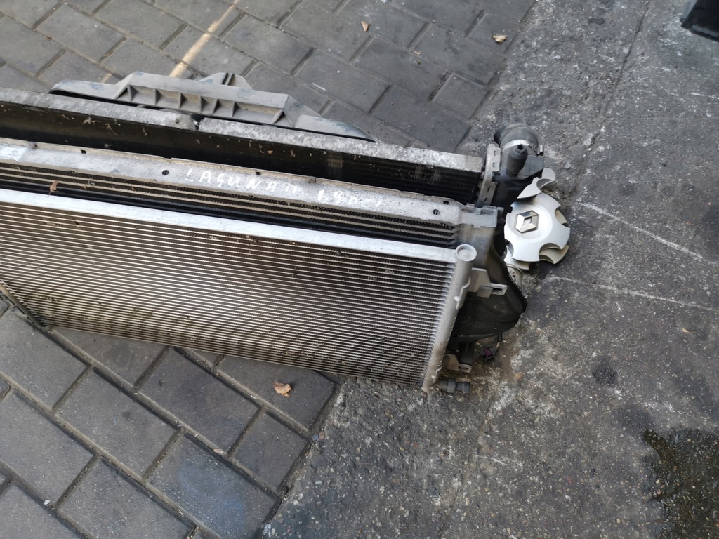 фото №4, Комплект радіатор wody вентилятор renault laguna ii 1.9 dci