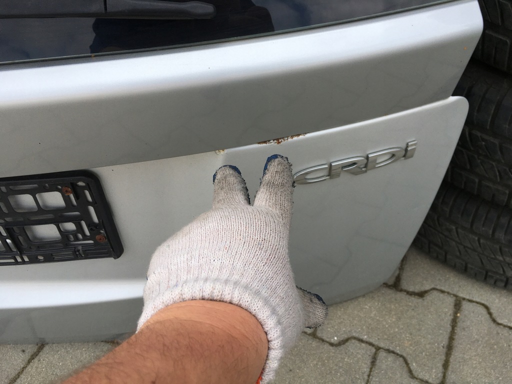 фото №6, Kia carens iii 06-12 задняя крышка багажника задняя 7s