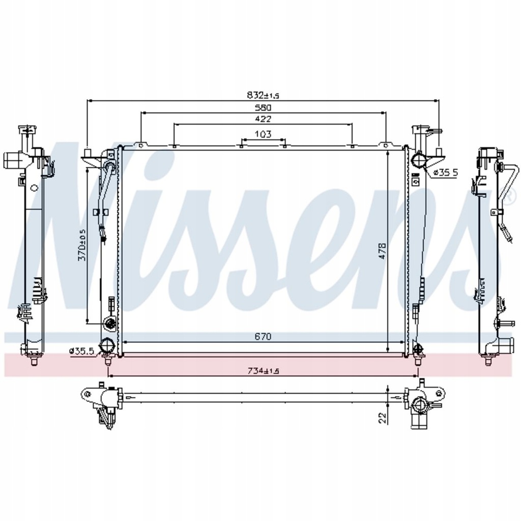 фото №1, Радіатор kia sorento ii kia sorento ii 09-15
