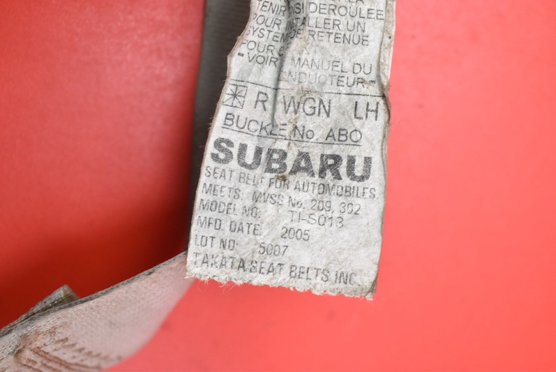 фото №9, Pas безпеки лівий задня 2024245 subaru legacy 4 iv 03-09