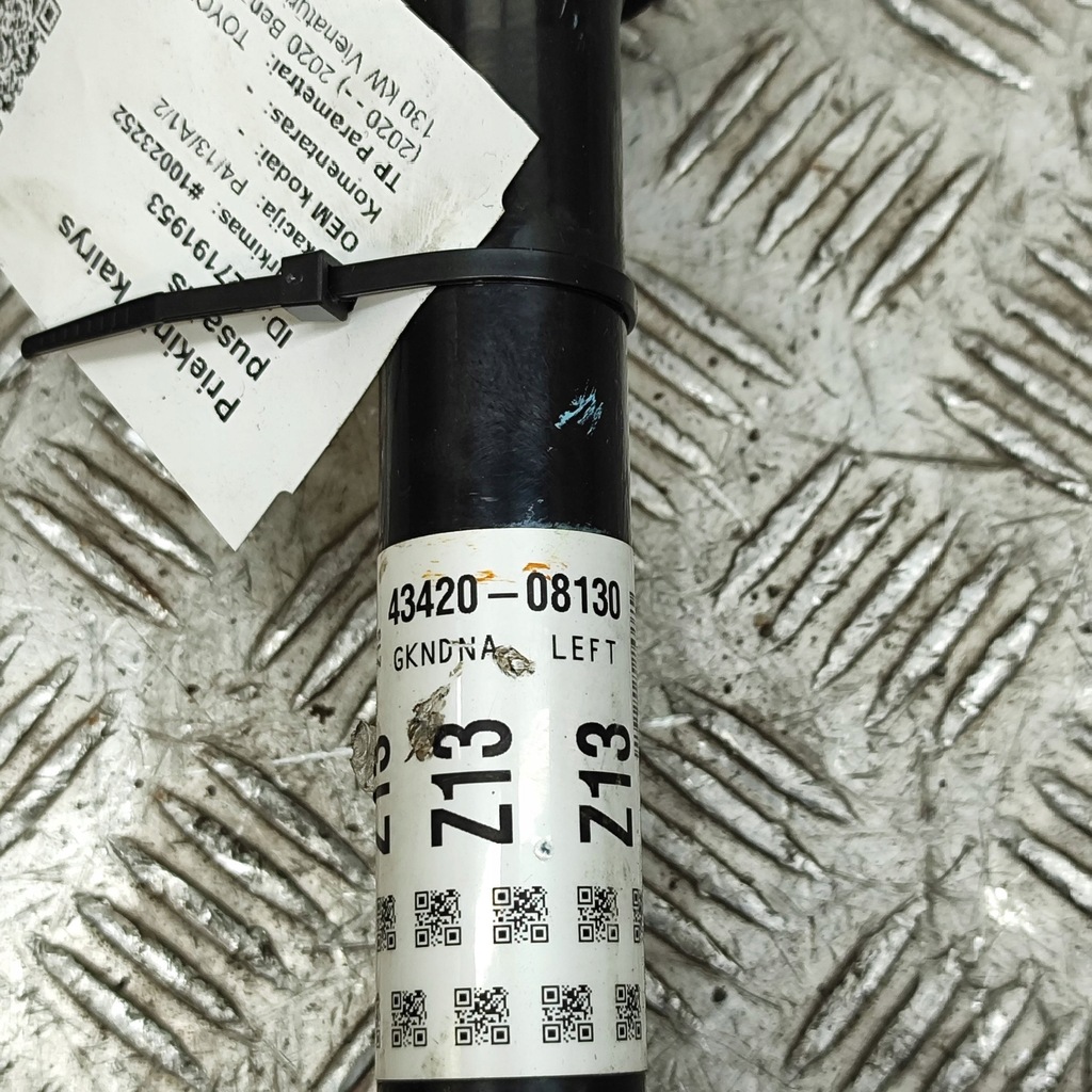 фото №6, Toyota sienna xl40 iv 2020 левая сторона приводной вал передняя