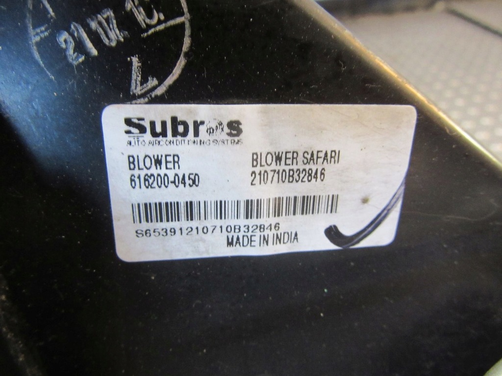 фото №5, Safari ксенон 2.2d 10 повітродувка вентилятор корпус