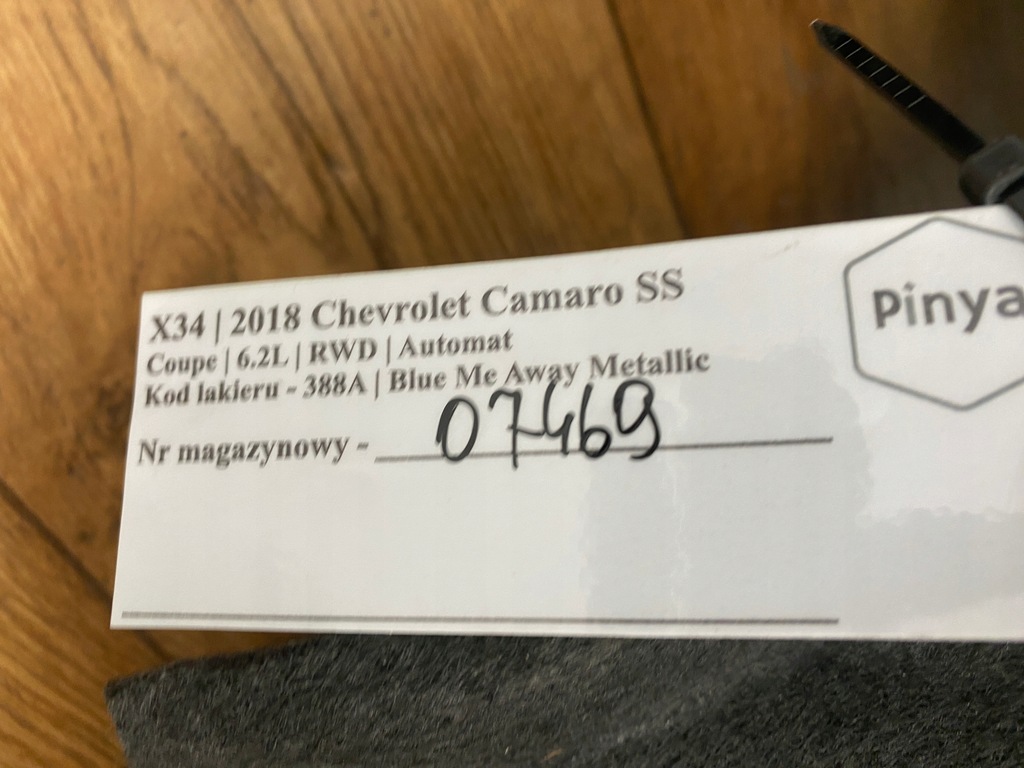 фото №14, Подкрылок левая перед передние chevrolet camaro 2016+ usa