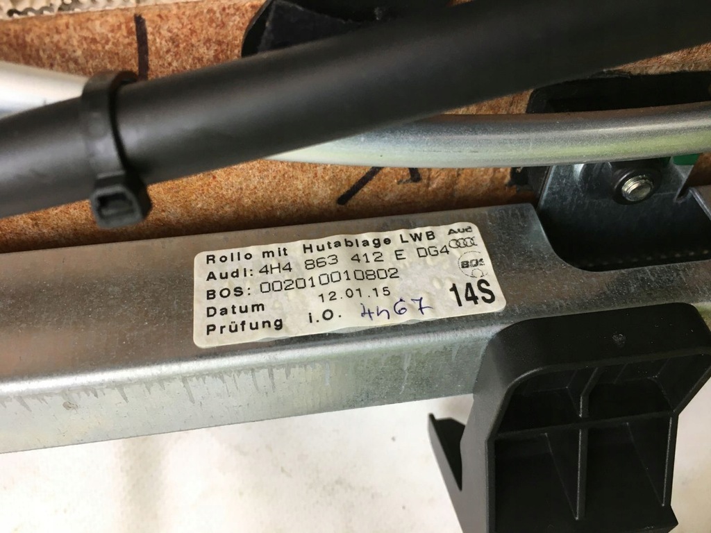 фото №12, Audi a8l d4 13- шторка задня 4h4863412e